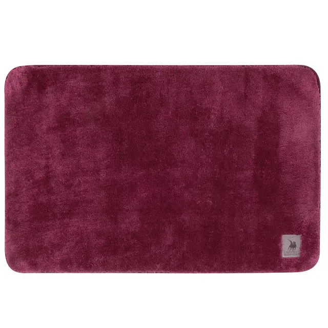 Πατάκι Μπάνιου 60x90 Essential Greenwich Polo Club 3114 Bordeaux 100% Πολυέστερ