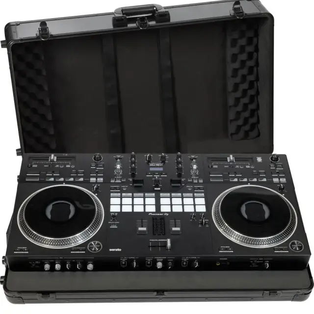 WALKASSE WMC-ALRXII Flight Case Multi Format XL for DDJFLX10/ REV-5/ SCLIVE4. Black (Trolley Wheels). 3