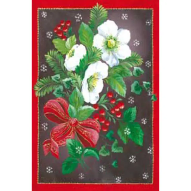 Χαρτί 3D Decoupage Hellebor & Bow 12x20cm