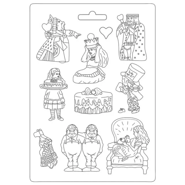 Εύκαμπτο Καλούπι για Σαπούνι-Γύψο - 21x29.7cm - Alice King