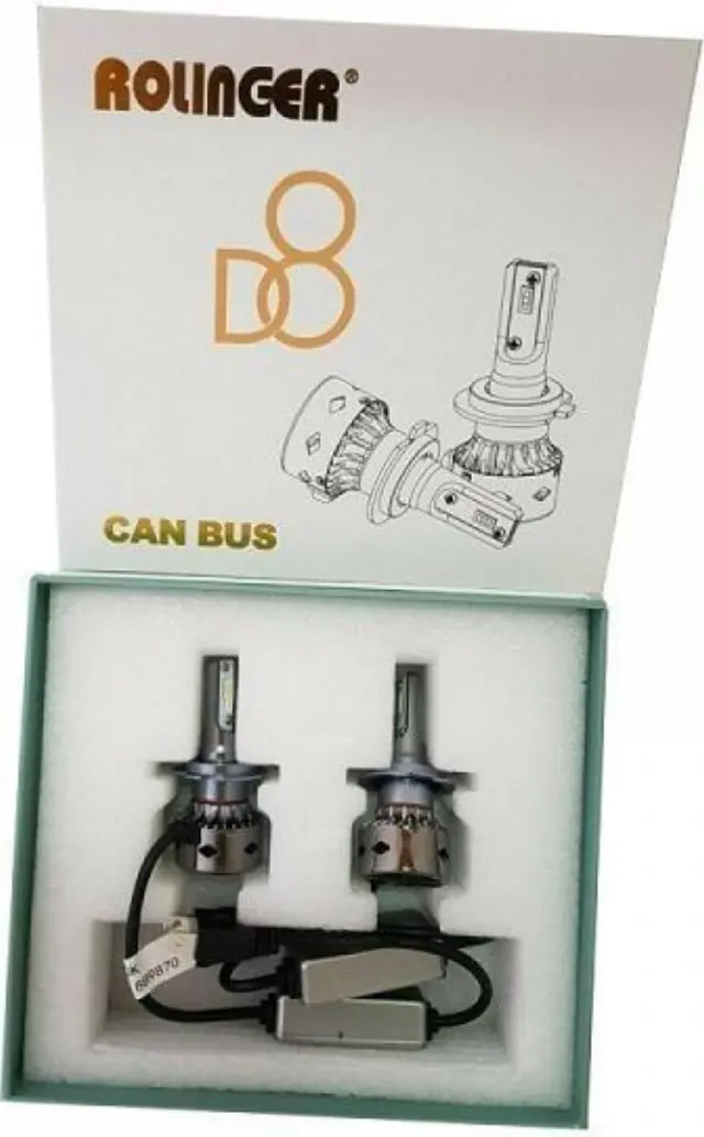 Rolinger D8 Led Can Bus H3 2τμχ 2