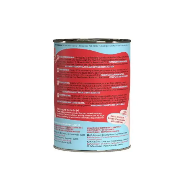 Lucky Lou LifeStage Adult Πουλερικά & Βοδινό (με Κολοκυθάκι) 400gr 2