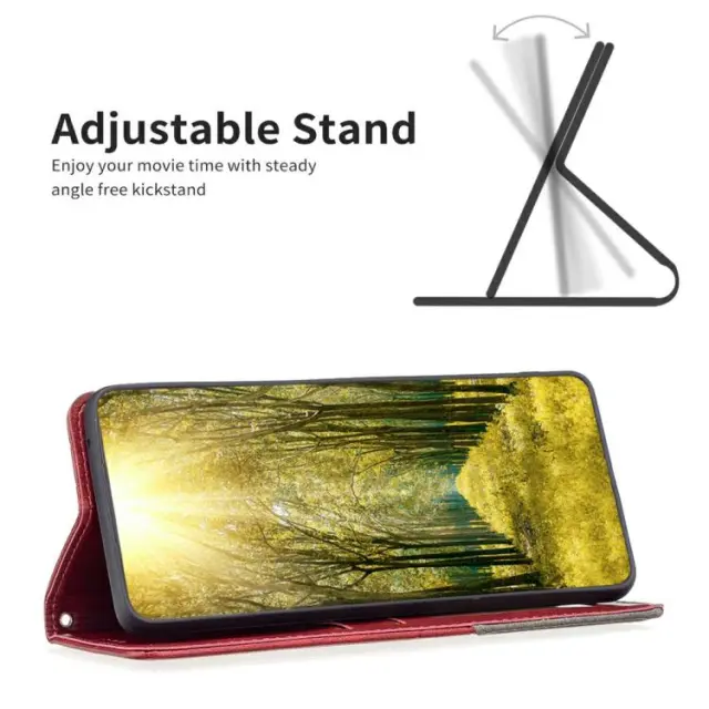Geometrical Pattern Θήκη Βιβλίο για Redmi 15-Red OEM 3