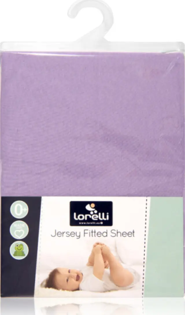 Κατωσέντονο 60*120 Ζέρσεϊ Με Λάστιχο Lorelli Purple 20050070006