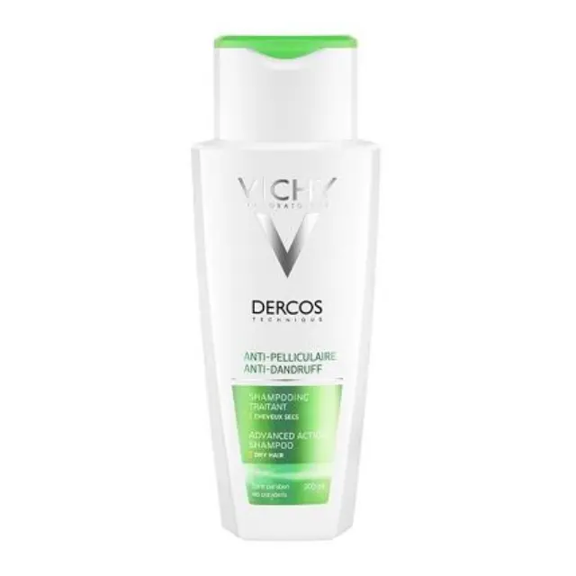 VICHY DERCOS Anti-Dandruff DS Σαμπουάν Κατά της ξηροδερμίας, της Πιτυρίδας και του Κνησμού για Ξηρά Μαλλιά 200ml