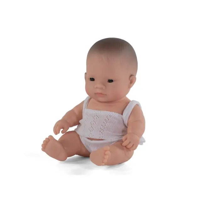 MINILAND DOLLS MINILAND ΜΩΡΟ ΚΟΥΚΛΑ ΑΣΙΑΤΗΣ 21 CM ΜΕ ΕΣΩΡΟΥΧΑ
