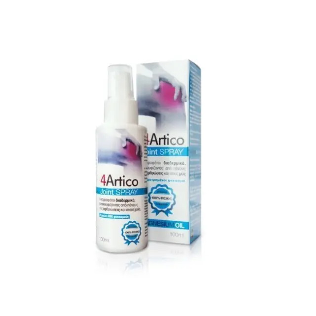 Bioplus 4Artico Magnesium Oil Joint Spray με Αιθέριο Έλαιο Γωλθερία, Μέντα & Ευκάλυπτο 100ml