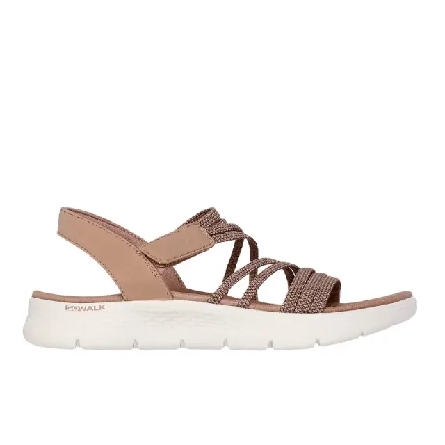Γυναικεία Ανατομικά Πέδιλα Skechers Go Walk Flex 141473/TAN Καφέ Καφέ - 36