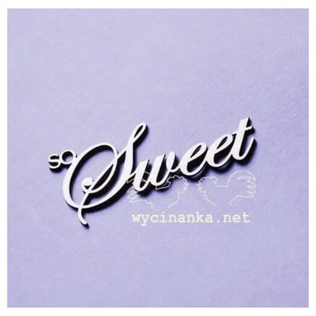 Chipboard Sweet, 6 x 3 cm