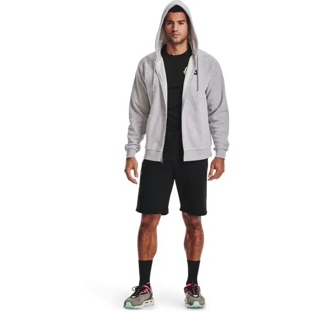 Under Armour Rival Fleece Hoodie (1357111-011) - Γκρί 3