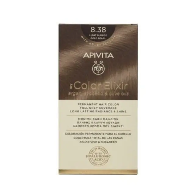 Apivita My Color Elixir 8.38 Ξανθό Ανοιχτό Μελί Περλέ 125ml