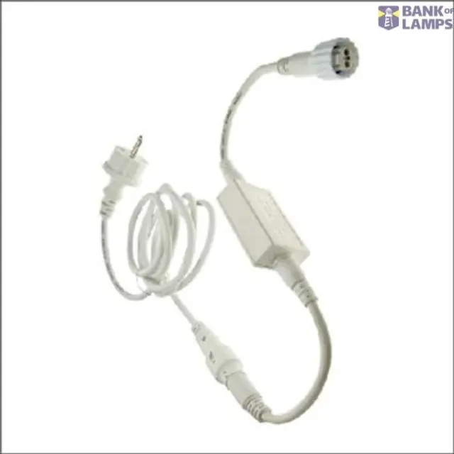 QUICK FIX® Main Connector EU 1,5m, white cable,with AC/DC, max. load capacity: 480W, 220-240V