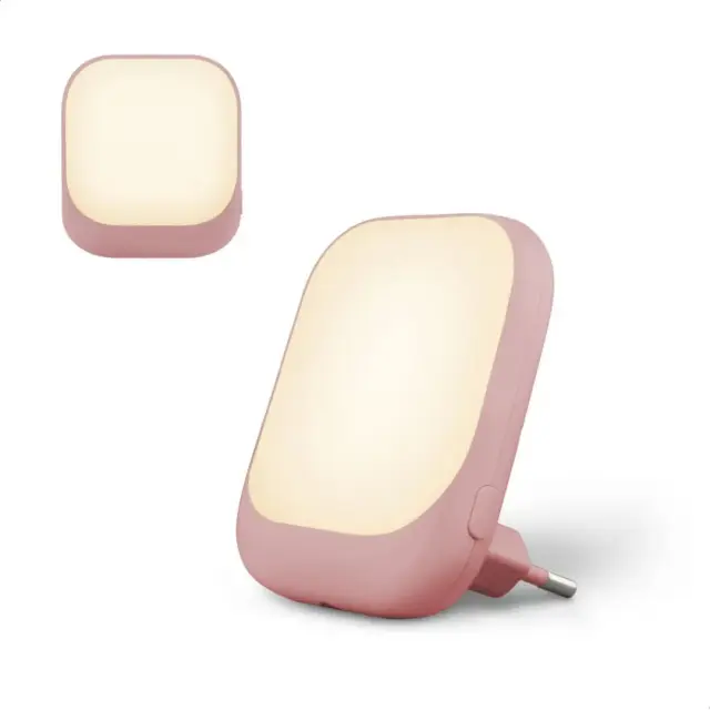 ZAZU Socket Light Φωτάκι Πρίζας LED με Αισθητήρα Νυκτός Ροζ
