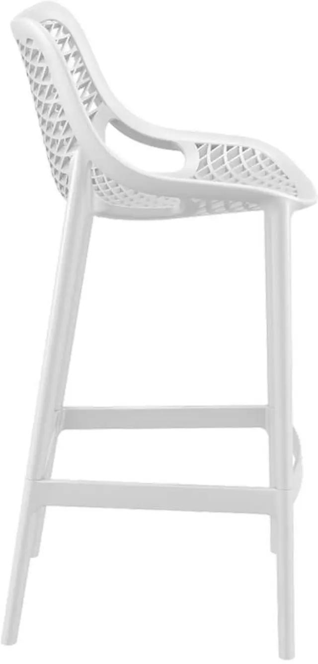 Σκαμπό Bar AIR Λευκό PP 45x53x75/105cm 3