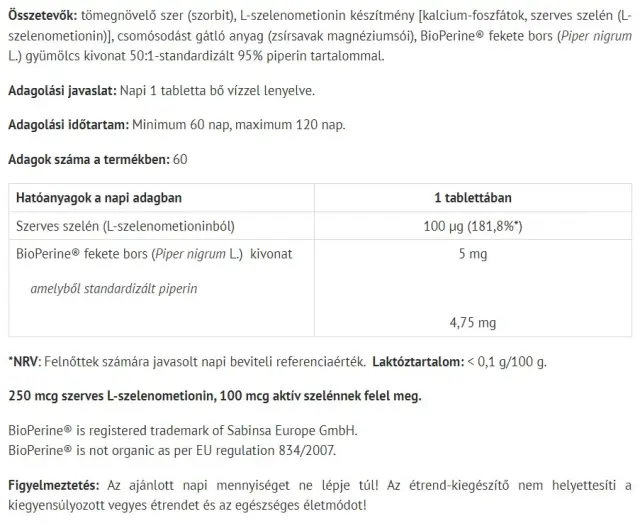 Natur Tanya Selenium Extra 2