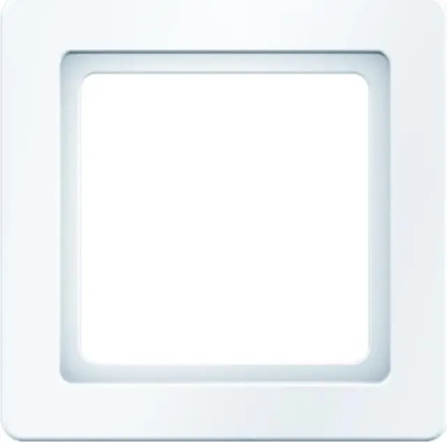 Frame 1gang, Q.1, p. white velvety