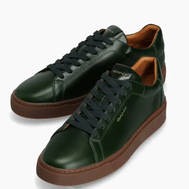 Ανδρικά Δερμάτινα Sneakers Gant Mc Julien 33631391-G731 Πράσινο Σκούρο Πράσινο - 41 3