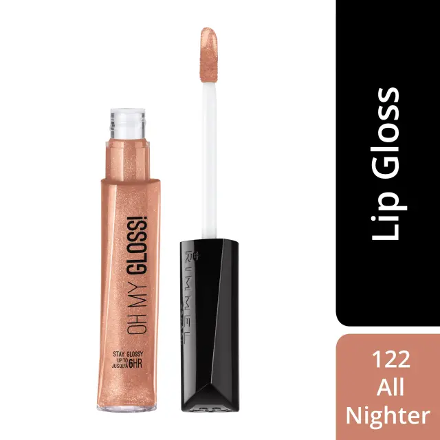 Rimmel Oh my Gloss! Illuminating Lip Gloss 122 All Nighter