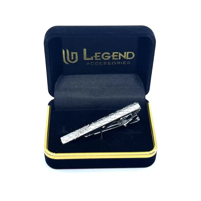 Ασημί Κλιπ Γραβάτας 6 cm – LGTC-T13/6
