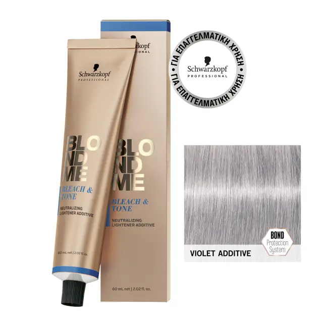 Schwarzkopf Professional BlondMe Bleach Tone Color B-Violet Additive 60ml