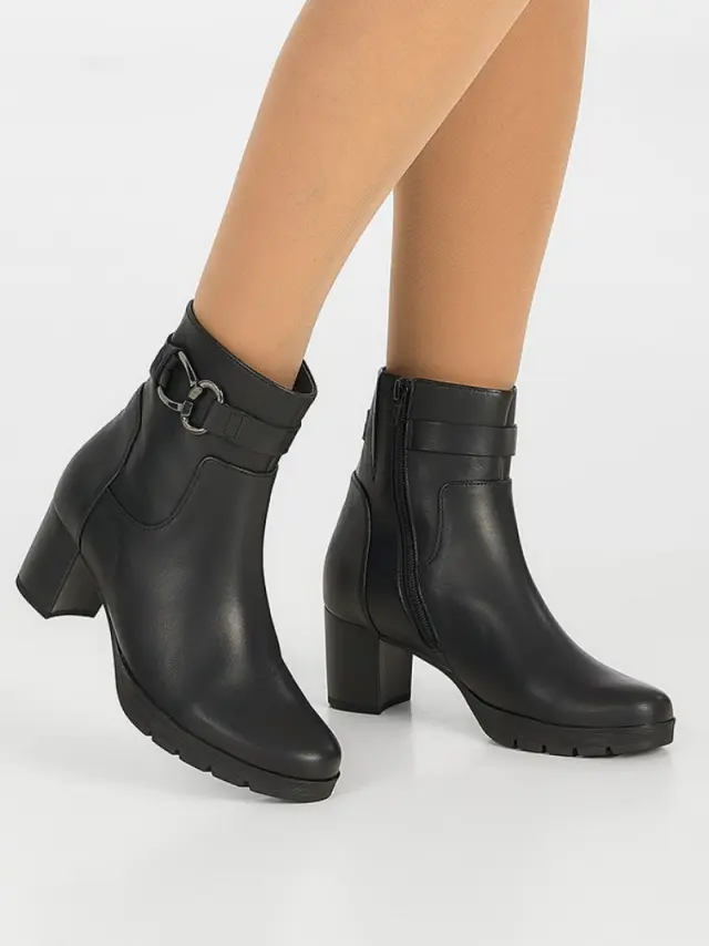 Gabor Μποτάκια Γυναικείο δέρμα Μαύρο GAB/72072 003-BLACK 2