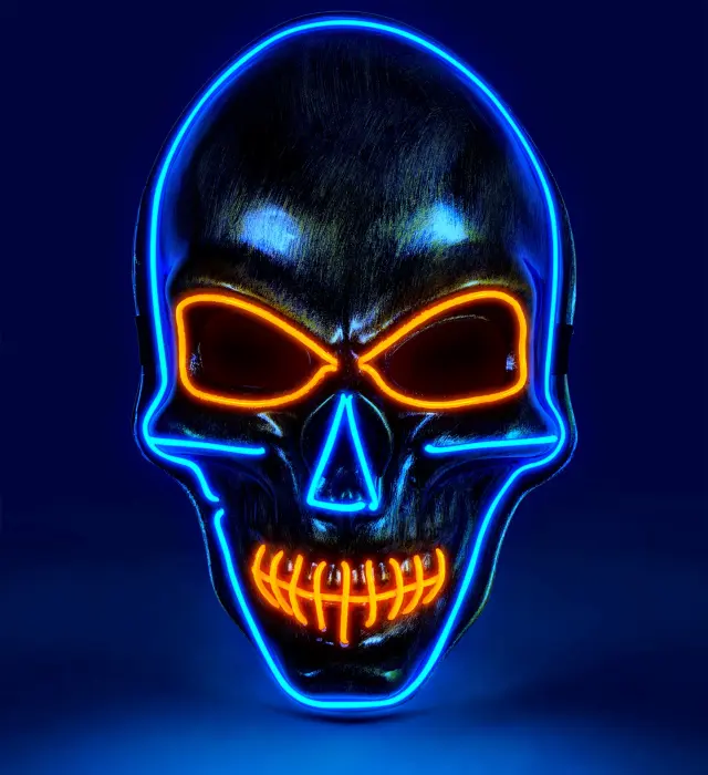 Αποκριάτικο Αξεσουάρ Led Monster Μάσκα (Widmann) (W-30335)