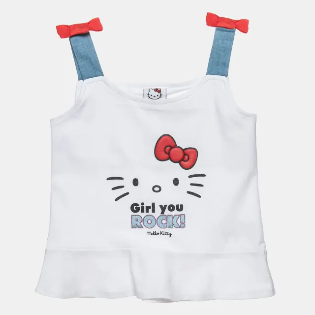 Μπλούζα Hello Kitty με φιογκάκια