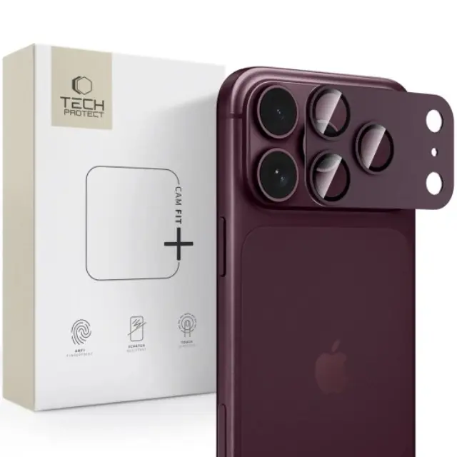 Tech-Protect® Camfull Fit+για Iphone 18 Pro Max- Burgundy