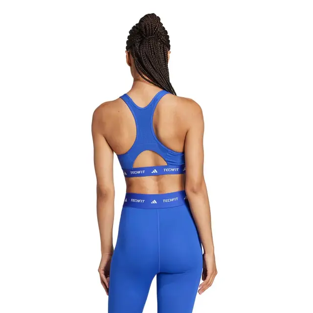 adidas Performance Women's Tech-Fit Medium Support Bra Μπλε IY9440 (adidas Performance) - Large 2
