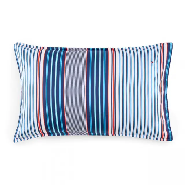 Μαξιλαροθήκη Oxford Tommy Hilfiger Montauk Κοραλί 50x80