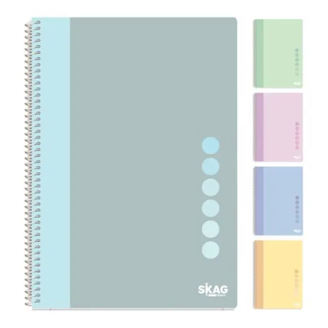 Skag Τετράδιο Σπιράλ 2Θ Α4 Pastel Vibe / 312912 (Skag)