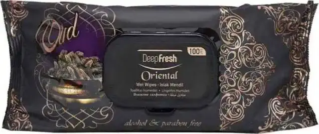 Deep Fresh Oriental Oud Υγρά Μαντήλια Καθαρισμού 100τμχ