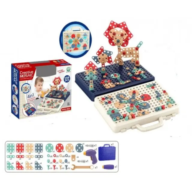 Δημιουργικό παιχνίδι Mosaic 256 pcs 3+