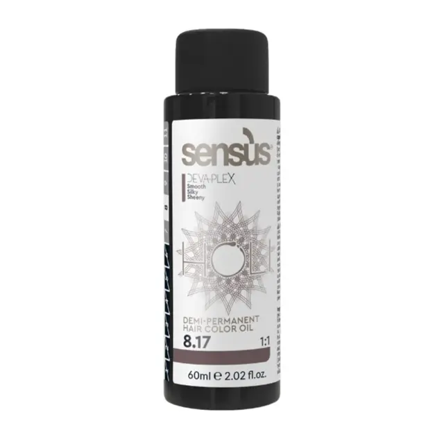 Holi-8.17 Ημι-Μόνιμη Βαφή - Light Ash Violet Blonde 60ml - Ξανθό Ανοιχτό Σαντρέ Βιολέ 60ml - Sensus