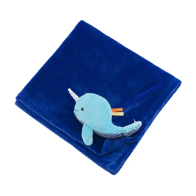 Zoocchini Βρεφική Κουβέρτα Φάλαινα ZOO3004 2