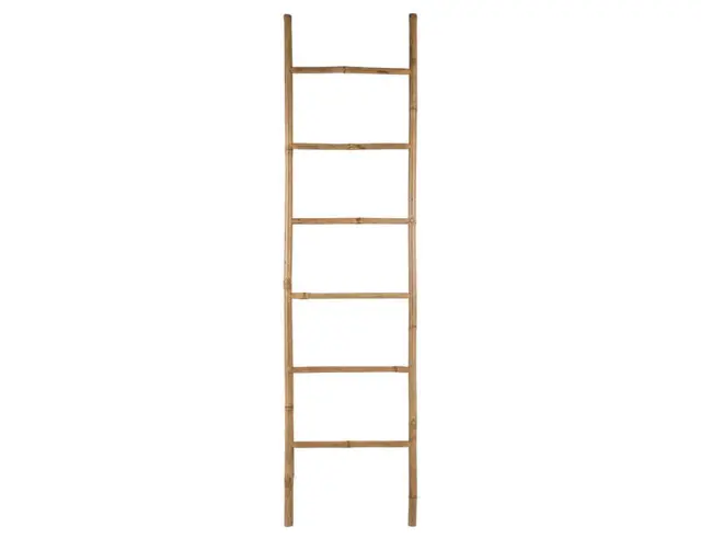 Σκάλα Κρεμάστρα Από Ξύλο Bamboo, με διαστάσεις 50x3x190cm 157098 2
