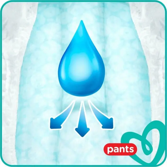 Πάνα βρακάκι Pampers Pants no6 16+ kg – 84τμχ Mega pack 3