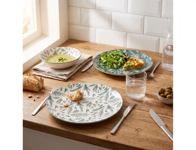 Σετ Πιάτων Secret De Gourmet Agathe από πορσελάνη - 12 τεμάχια 212375