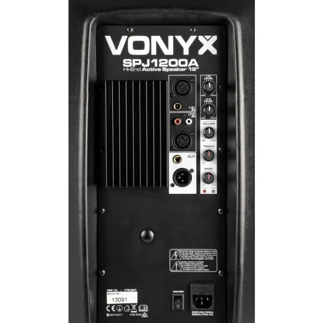 VONYX SPJ-1200A ΕΝΕΡΓΟ ΗΧΕΙΟ 2