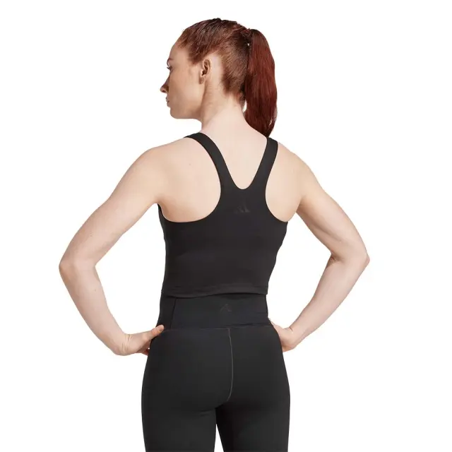 adidas Performance Women's All Me Essential Medium Support Bra Tank Μαύρο JL5523 (adidas Performance) - XSmall 2