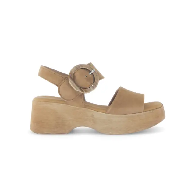 Gabor Πέδιλα Γυναικείο δέρμα Nubuck Καφέ GAB/64520 14-WALNUT