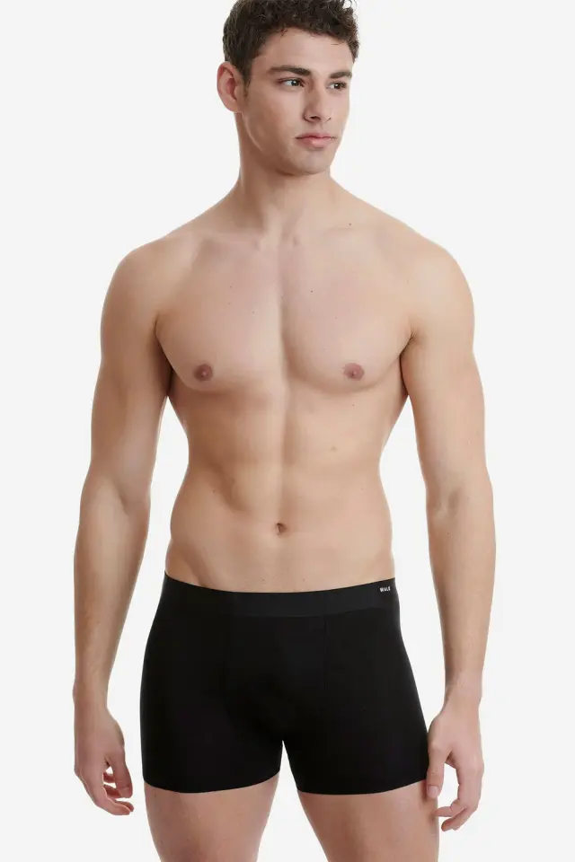 Μαυρο ανδρικο seamless boxer Walk