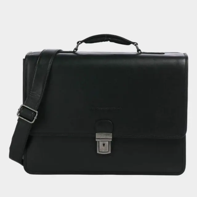 Δερματινος χαρτοφύλακας chesterfield C40.1096 011 Μαυρο - ONESIZE