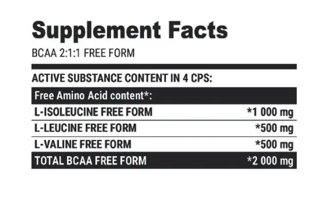 Extrifit BCAA 2:1:1 Pure 2