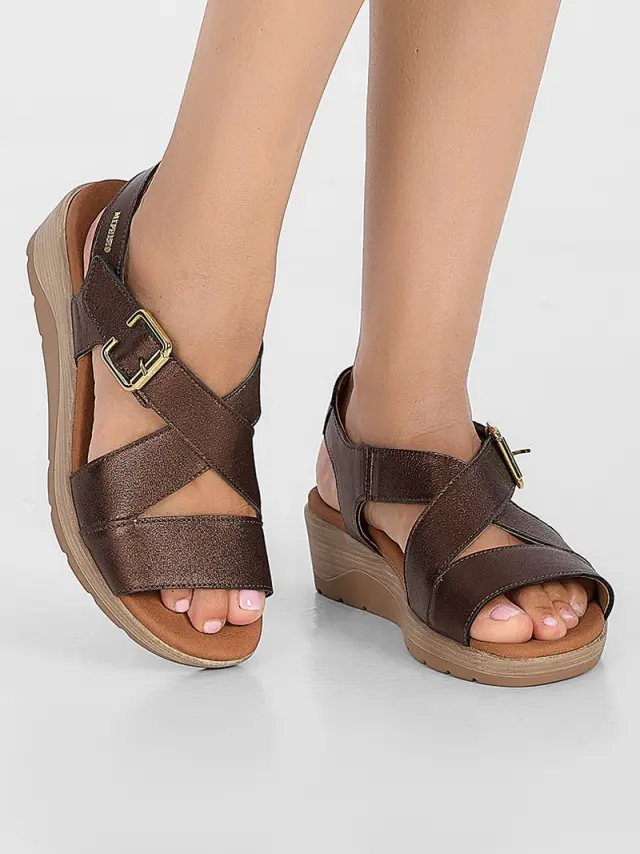 Mephisto Πέδιλα Γυναικείο δέρμα Μπρονζέ MEP/CLAUDINE BRONZE 2