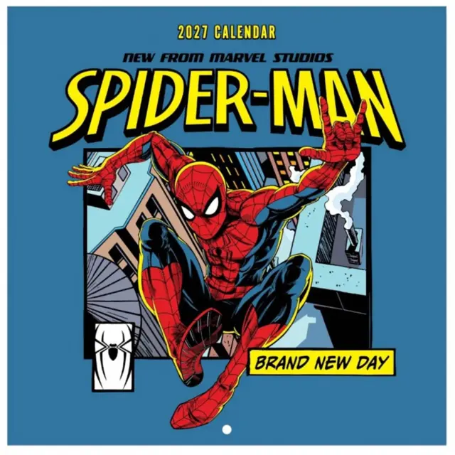 HMEΡΟΛΟΓΙΟ ΤΟΙΧΟΥ MARVEL SPIDERMAN 2027 30X30 CALENDAR CP27014