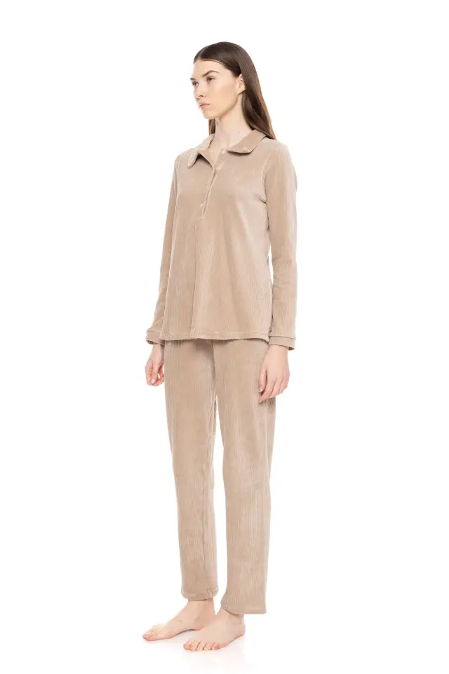 W1687 - Skin - PYJAMA VELVET STRIPE - S 2