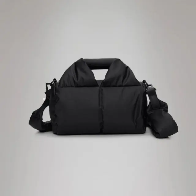 Αδιάβροχο Τσαντάκι Χιαστί Rains Nyssa Puffer Duffel Mini W3 13850-01 Μαύρο - ONESIZE