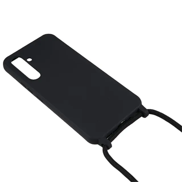 Slim Θήκη με Κορδόνι για τον Λαιμό για Samsung Galaxy A25- Black OEM 2