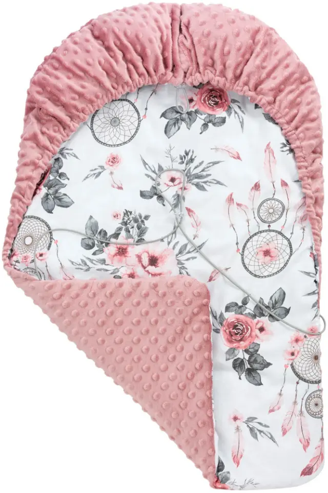 Ποδόσακος για Κάθισμα και Καρότσι Minky Summer Dream Rose 5904506820030 3